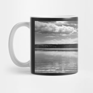 Summer Clouds in Black and White Mug